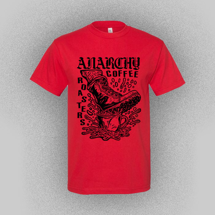 Anarchy Coffee Give em the Boot! Tee