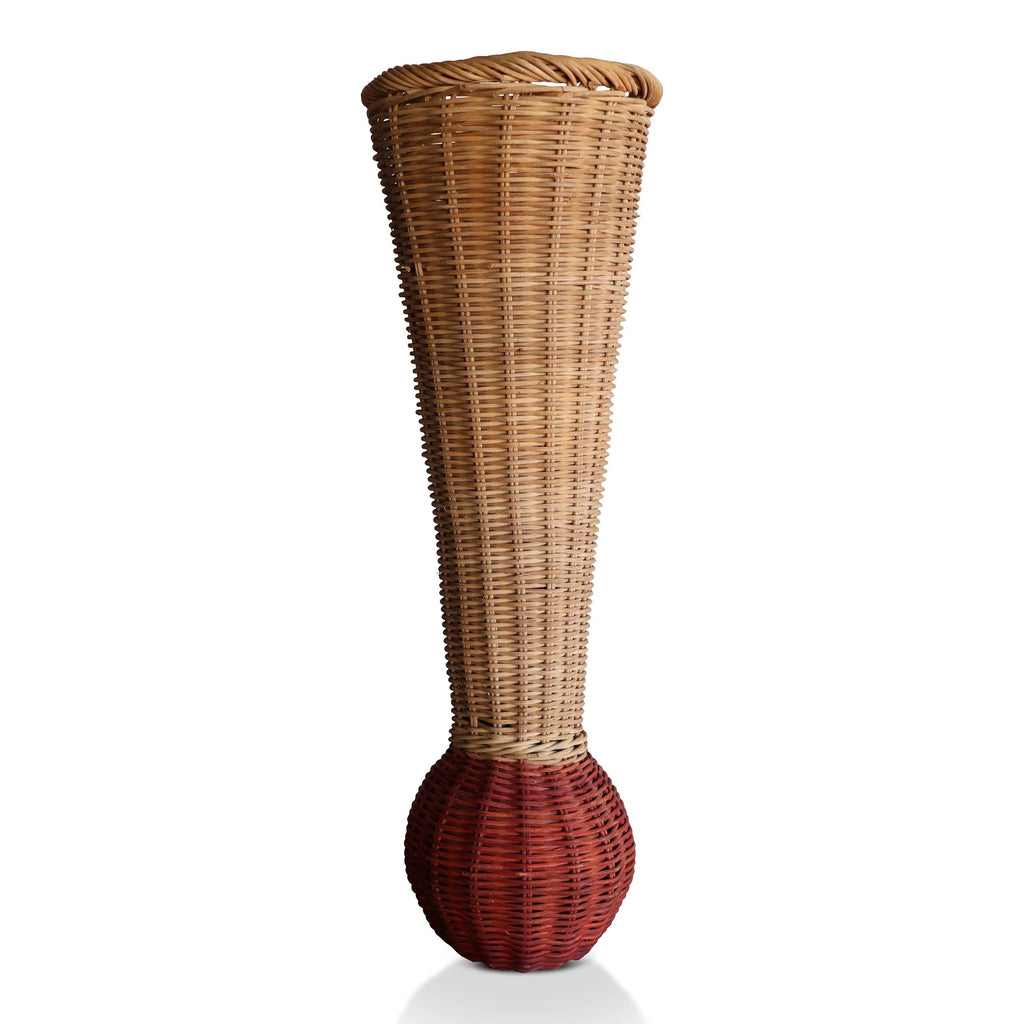Wicker Vase Table Lamp