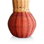 Wicker Vase Table Lamp