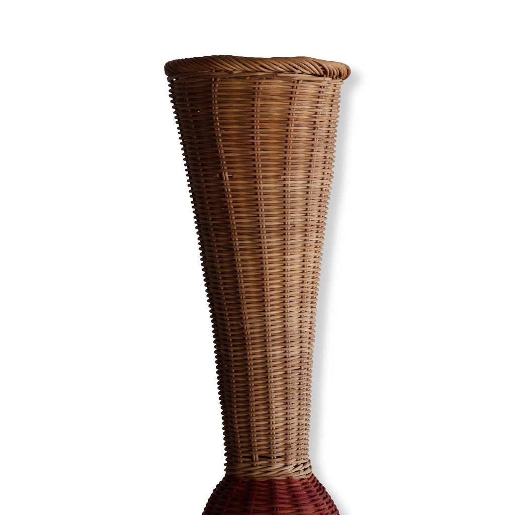 Wicker Vase Table Lamp