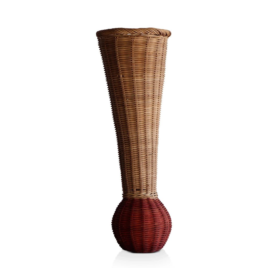 Wicker Vase Table Lamp